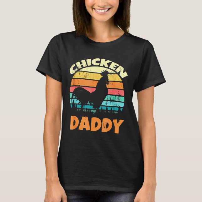 LITEN CHICKEN DADDY FOR POU T SHIRT (Framsida)