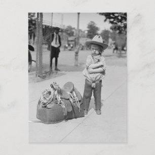 Liten Cowboy, 1923 Vykort