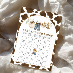 Liten Cowboy Baby Bump Teckningsspel