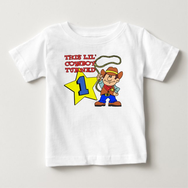Liten Cowboy Fyllde Ett Tröja (Framsida)