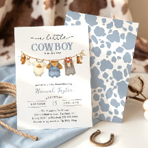 Liten Cowboy Western Baby Shower