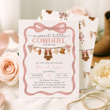 Liten Cowgirl Baby Shower