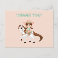 Liten cowgirl på häst Tjejer Western Tack
