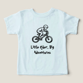 Liten cyklist, stora äventyr Barncykel T-shirt