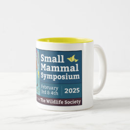 Liten däggdjursymposium-mugg! Två-Tonad mugg