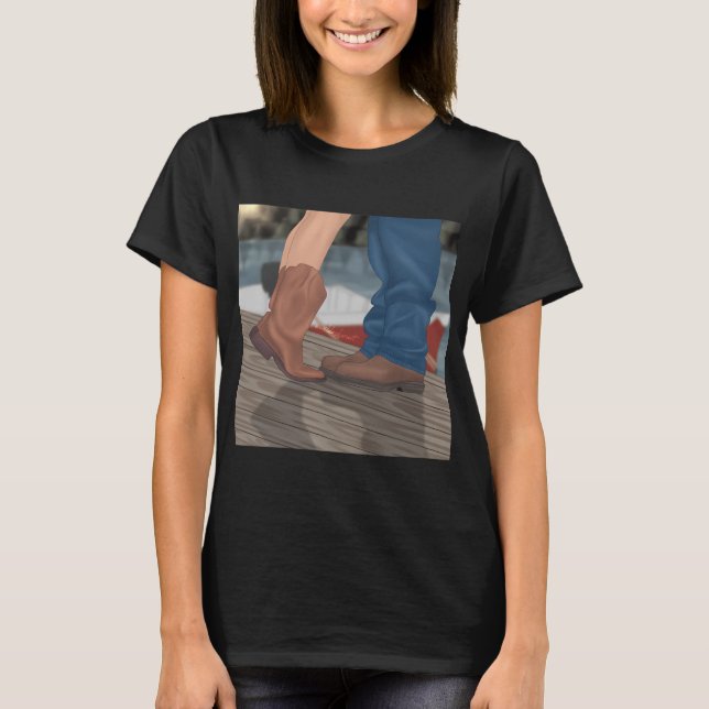 Liten damm t shirt (Framsida)