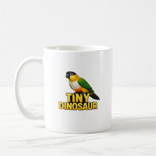 Liten dinosaur Caique-papegoja Kaffemugg