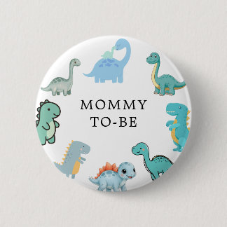 Liten dinosaur Söt babyfirande Knapp