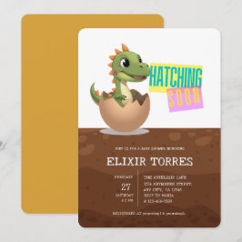 Liten dinosaur utkläcks snart inbjudningar