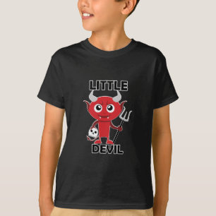 Liten Djävul - Barnens Grundläggande T-Shirt