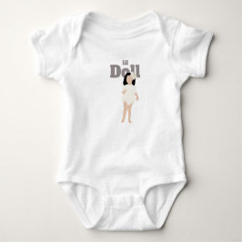 Liten docka T-shirt Baby Body