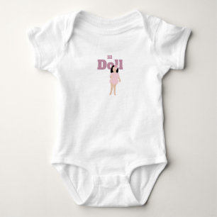 Liten docka T-shirt Baby Body