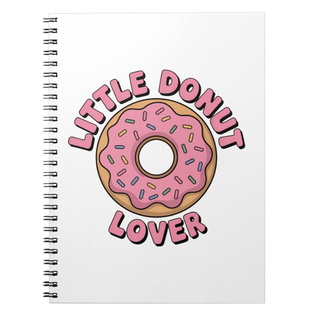 Liten Donut Älskare | Barn Anteckningsbok (Framsidan)