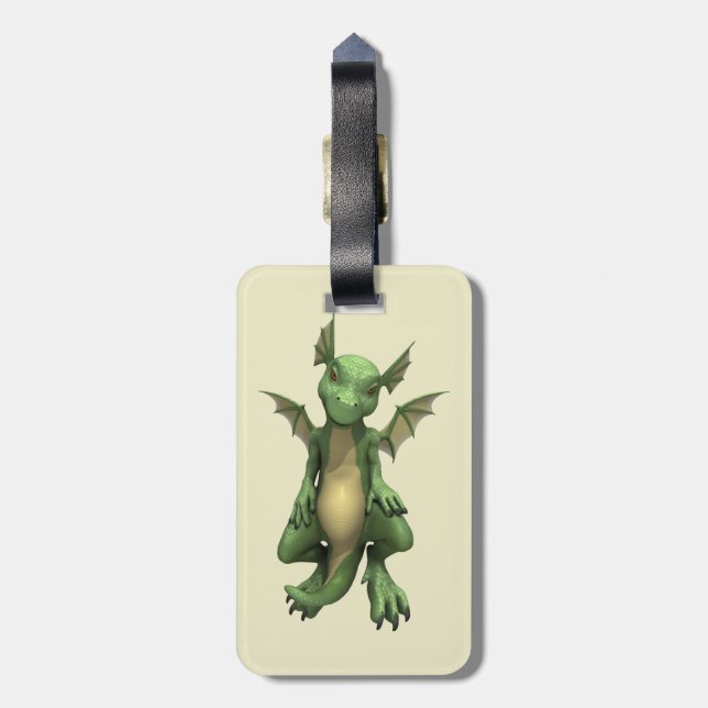 Liten drake bagagebricka (Baksidan Lodrät)