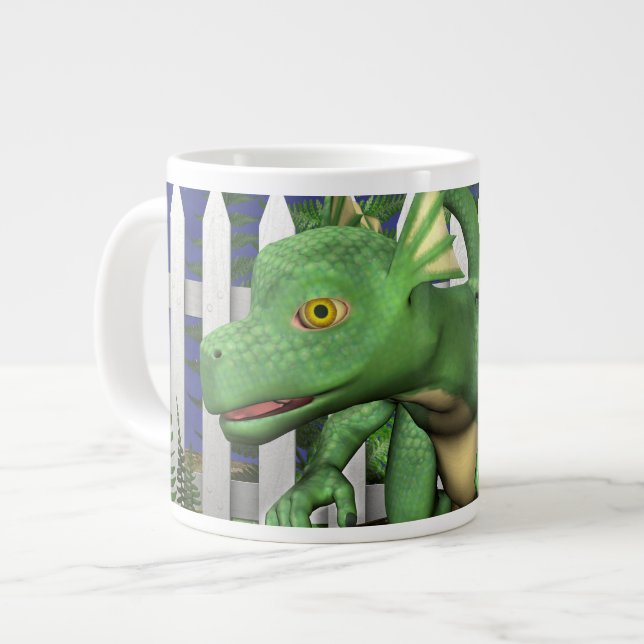 Liten drake jumbo mugg (Framsida vänster)