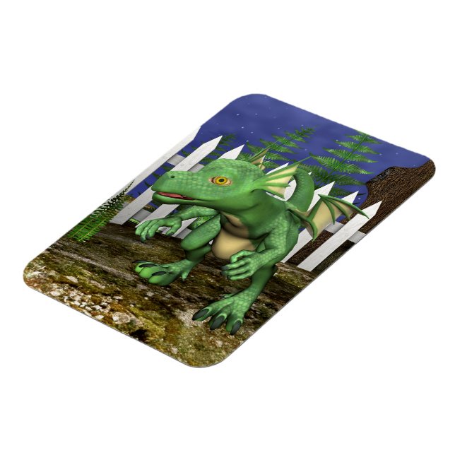 Liten drake magnet (Vänstra Sidan)