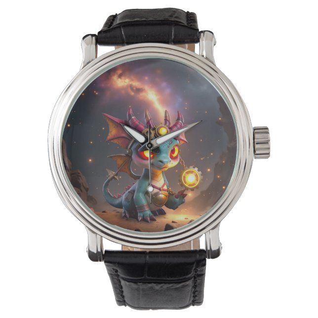 Liten Drake, Mycket Energi – Ember Clocklingen Armbandsur (Framsida)
