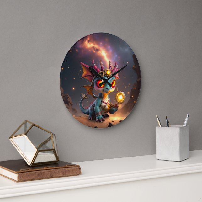 Liten Drake, Mycket Energi – Ember Clocklingen Stor Klocka (Kontor)