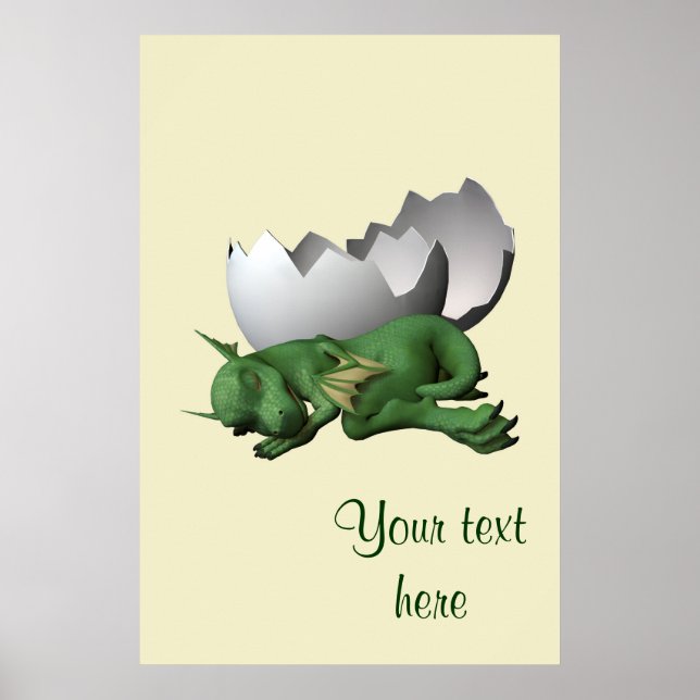 Liten drake poster (Framsidan)