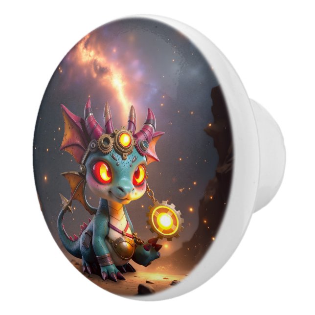 Liten drake, stor energi – Ember Clockling Knopp (Höger)