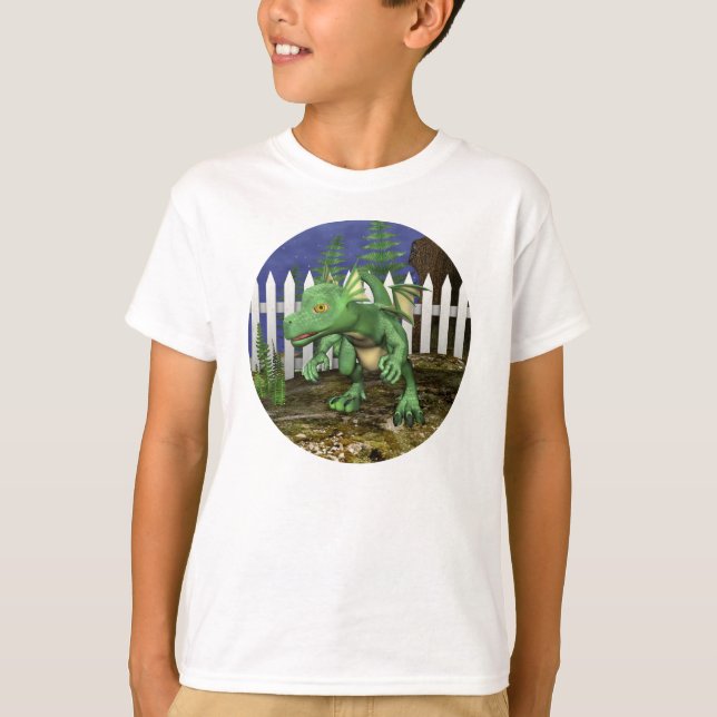 Liten drake tee shirt (Framsida)
