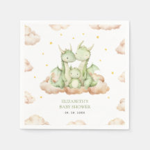 Liten Drakes Babyshower Pappersservett