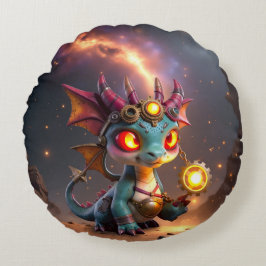 Liten Drakon, Mycket Energi – Ember Clocklingen Rund Kudde