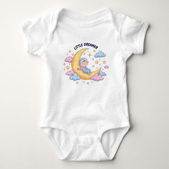Liten drömmare baby bodysuit t shirt (Framsida)
