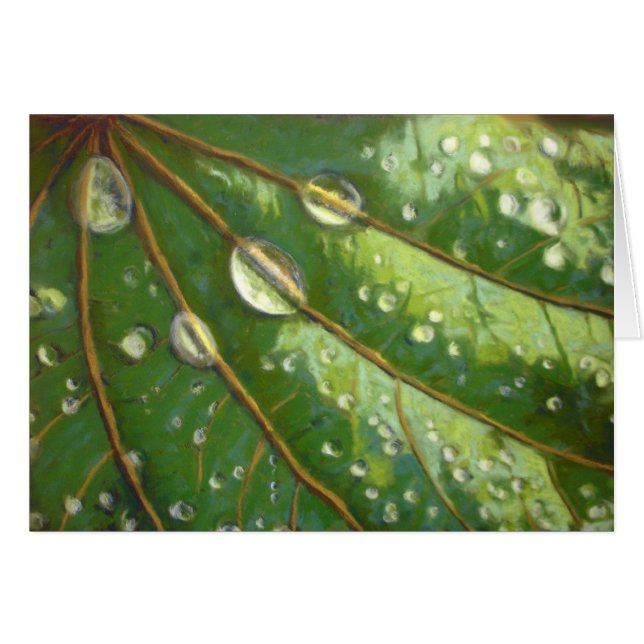 Liten droppe hälsningskort (Framsidan Horizontal)