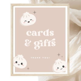 Liten dupling Bao Dim Sum Cards & Gifts Sign Poster