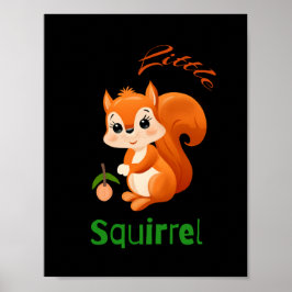 Liten ekorre poster