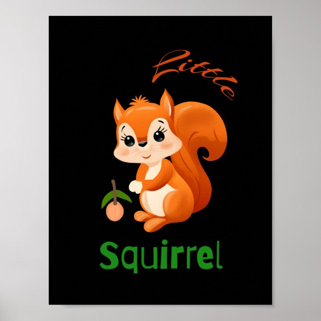 Liten ekorre  poster (Framsidan)