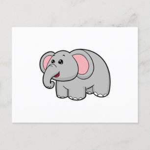 Liten elefant vykort
