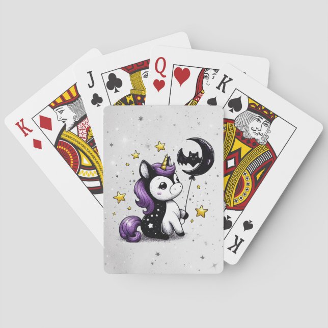 Liten Enhörning Casinokort (Baksidan)