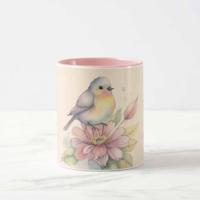 Liten fågel mugg (Center)