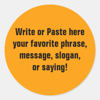 Liten fästpunkt (1,5 tum) runt klistermärke