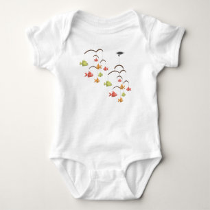 Liten Fisk Hängande Leksak Barn T-Shirt