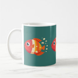 liten fisk kaffemugg