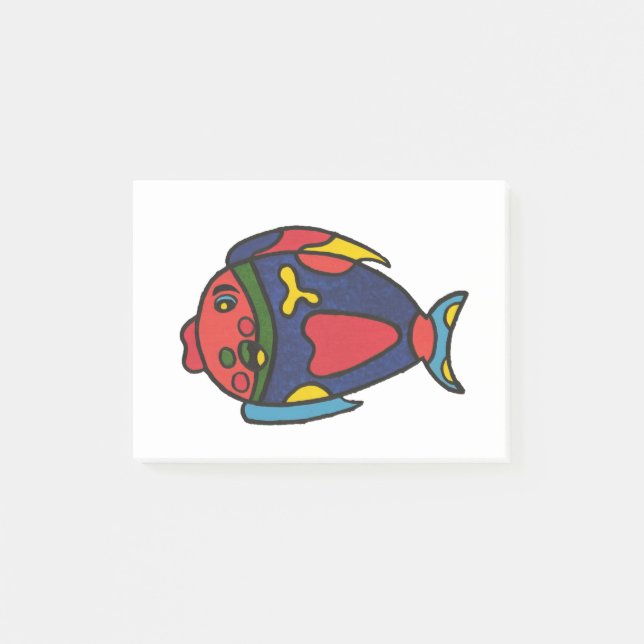 Liten fisk post-it block (Framsida)