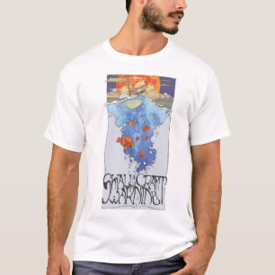 Liten fisk T för hantverkvarningsmusikband T-shirt