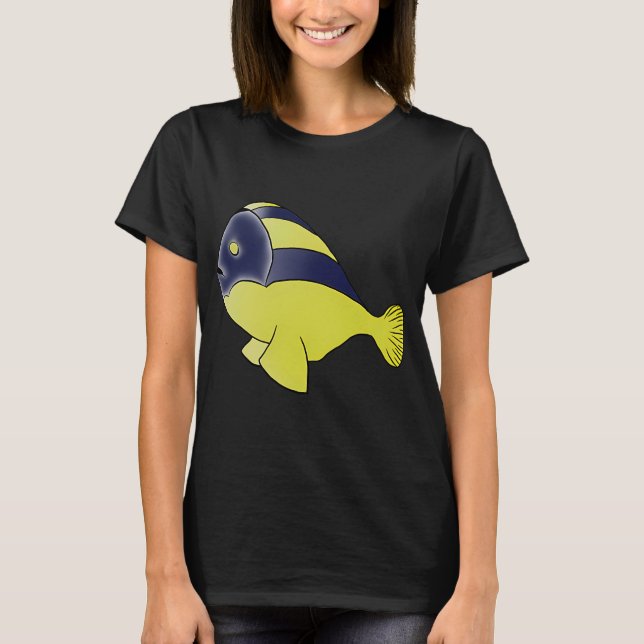 liten fisk t shirt (Framsida)