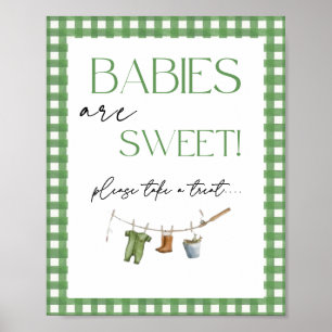 Liten Fiskare Baby Shower Barn är Söta Poster