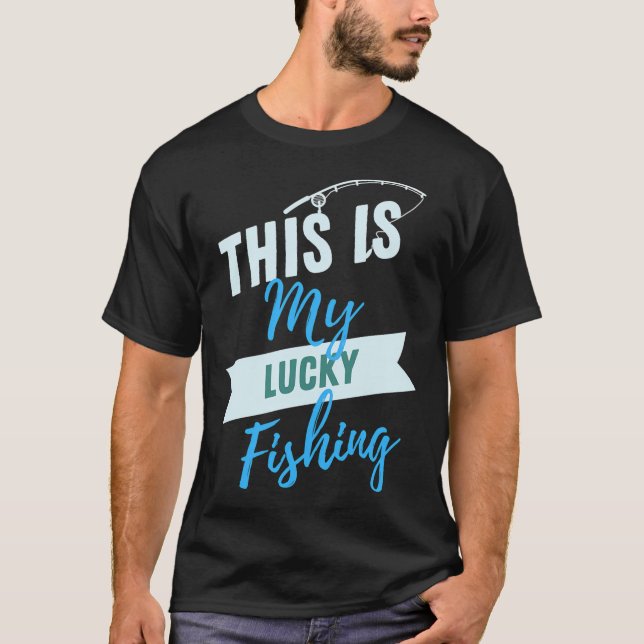 Liten fiskargunge t shirt (Framsida)