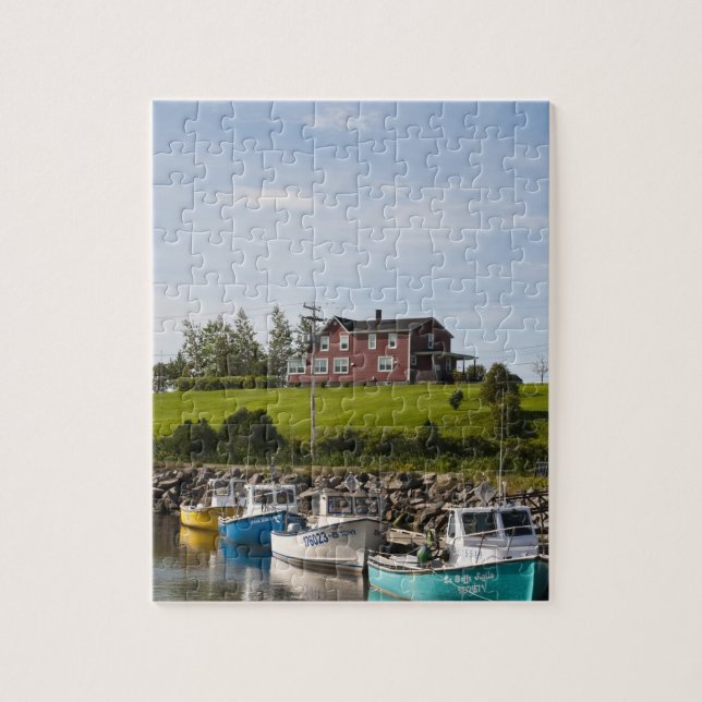 Liten fiskeort nära Grande-Riviere, Pussel (Vertikal)