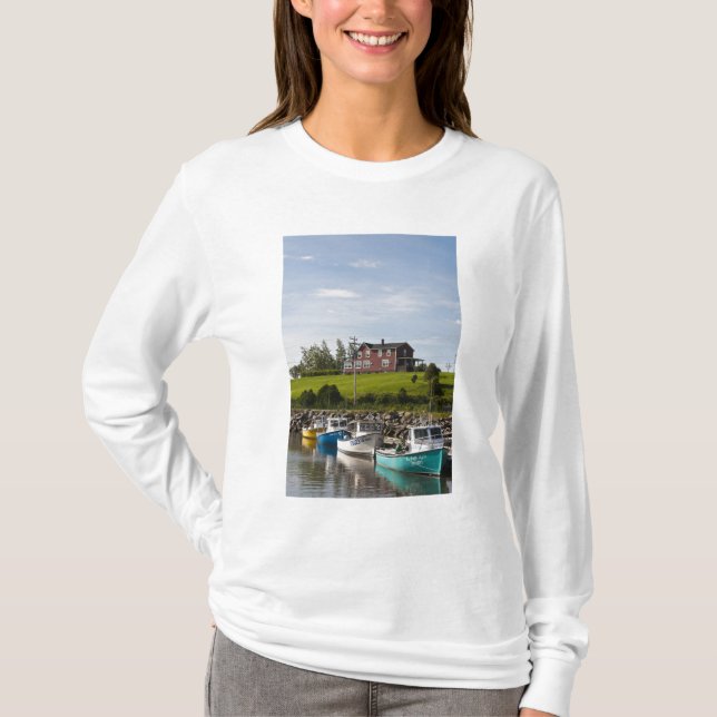 Liten fiskeort nära Grande-Riviere, T-shirt (Framsida)