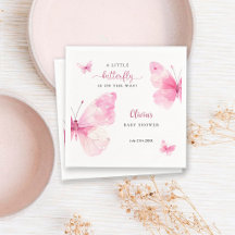 Liten Fjäril Baby Shower