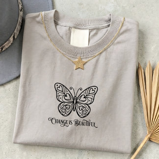 Liten Fjäril Citat T Shirt Unisex Grafisk