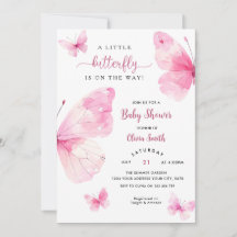 Liten fjärils-baby shower