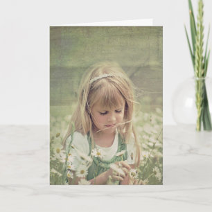 liten flicka i vildbögar kort
