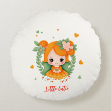 Liten flicka med blommor